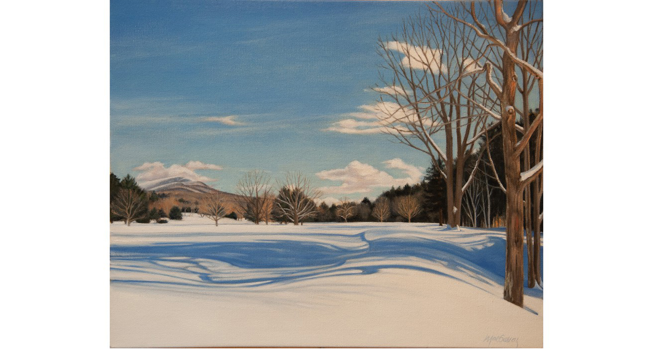 Snow Shadows 16 x 20 oil